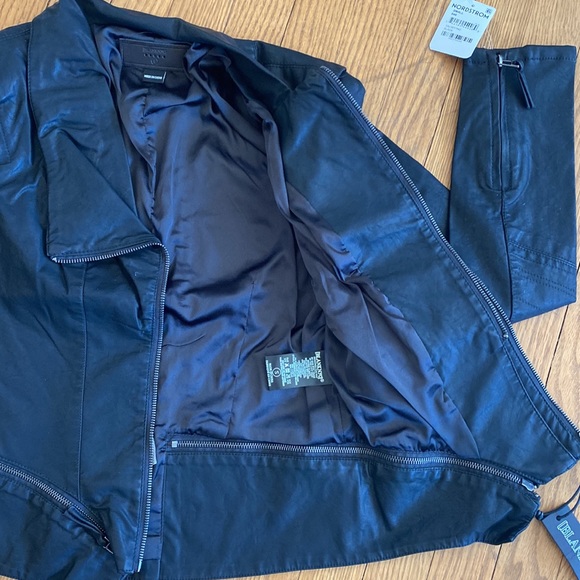 Blank NYC vegan leather moto jacket NWT - Picture 5 of 6